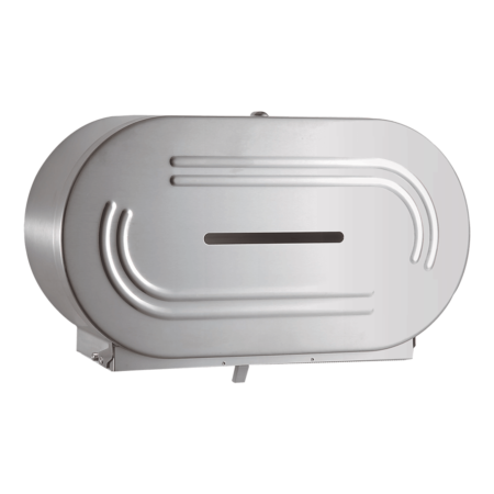 Twin Jumbo Roll Toilet Paper Dispenser (Surface Mounted)